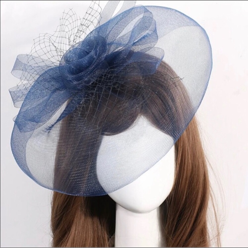 Navy Upscale Mesh Hat - Picture 1 of 4